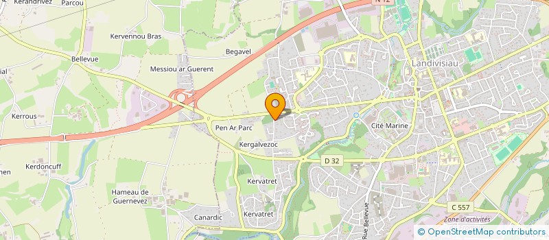 localisation de l'entreprise CONCEPT TEMPORAR SRL à LANDIVISIAU
