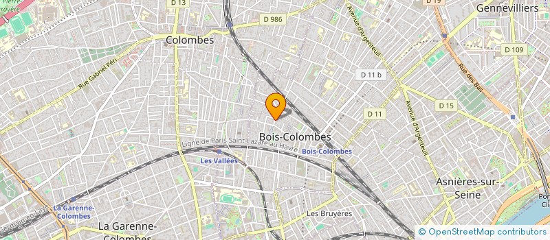 localisation de l'entreprise CONCEPT & TENDANCE INTERIEUR à BOIS-COLOMBES