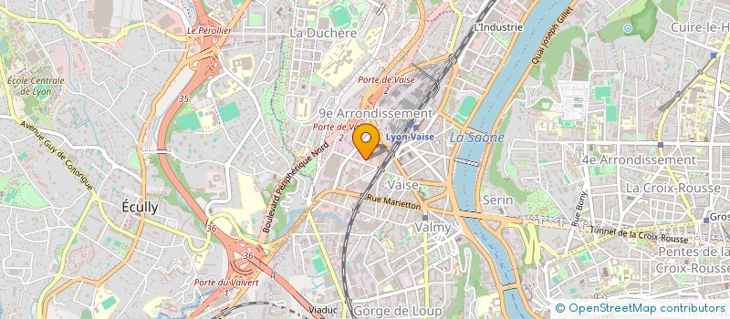 localisation de l'entreprise CONCEPT TEXTIL DESIGN à LYON