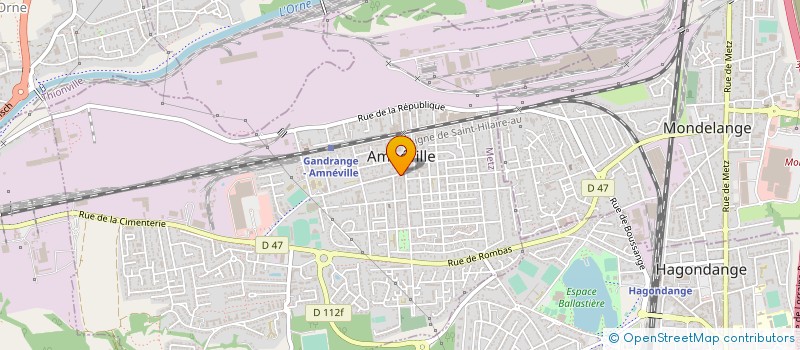 localisation de l'entreprise CONCEPT TOITURE  AMNEVILLE