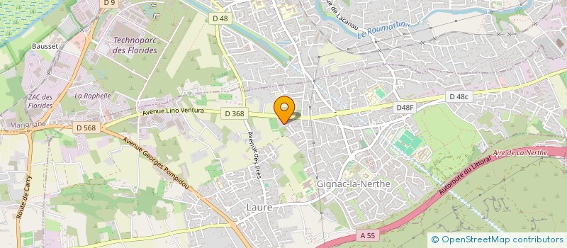 localisation de l'entreprise CONCEPT TRAVAUX  GIGNAC-LA-NERTHE