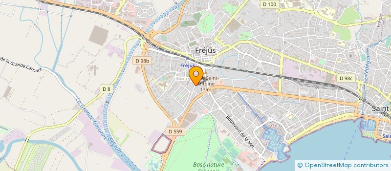 localisation de l'entreprise CONCEPT TRAVAUX BTP  FREJUS