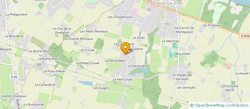 localisation de l'entreprise CONCEPT TRAVAUX HABITAT à AZAY-SUR-CHER