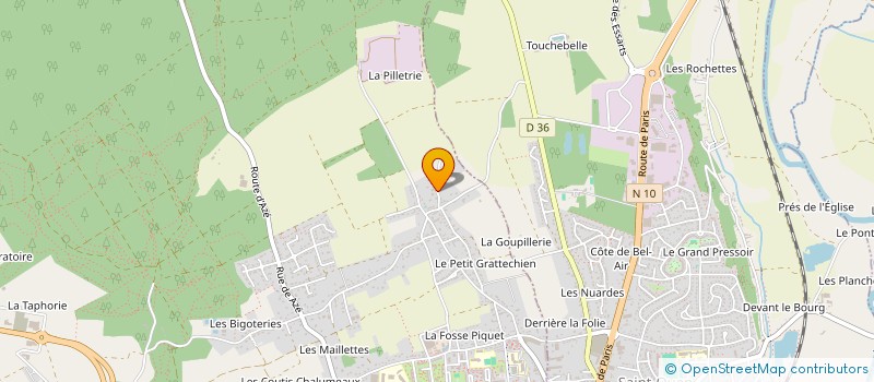 localisation de l'entreprise CONCEPT TRAVAUX VENDOME  VENDOME