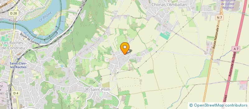 localisation de l'entreprise CONCEPT TUBE INOX  SAINT-PRIM