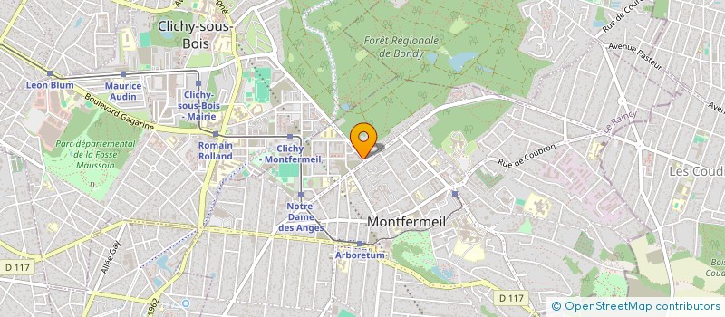 localisation de l'entreprise CONCEPT UNIQUE MENUISERIE à MONTFERMEIL