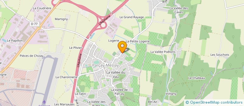 localisation de l'entreprise CONCEPT URBAIN à PARCAY-MESLAY