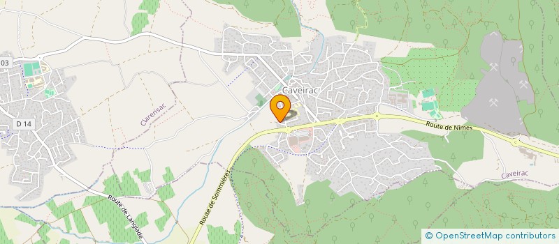 localisation de l'entreprise CONCEPT VAUNAGEOL  CAVEIRAC