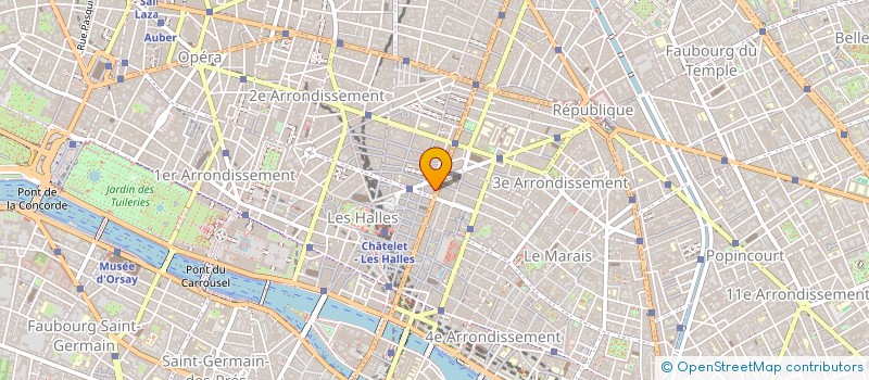 localisation de l'entreprise CONCEPT VISUEL INTERNATIONAL  PARIS