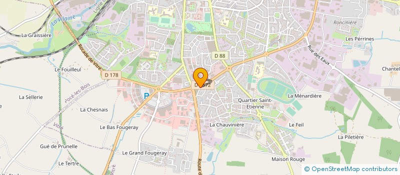 localisation de l'entreprise CONCEPT VITRE à VITRE