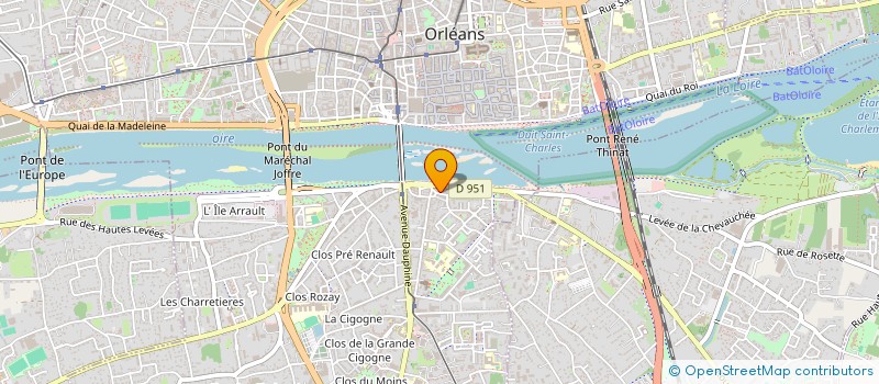 localisation de l'entreprise CONCEPT VOLUME SARL à ORLEANS