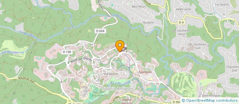 localisation de l'entreprise CONCEPT VOLUMES ESPACE  VALBONNE