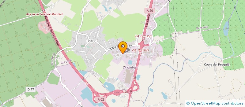 localisation de l'entreprise CONCEPT VU  BRESSOLS