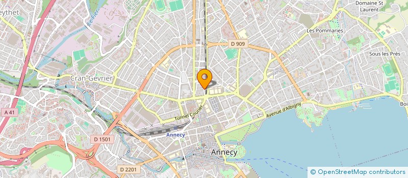 localisation de l'entreprise CONCEPT WEB à ANNECY