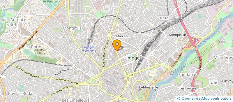 localisation de l'entreprise CONCEPT WEBAGENCY à LIMOGES