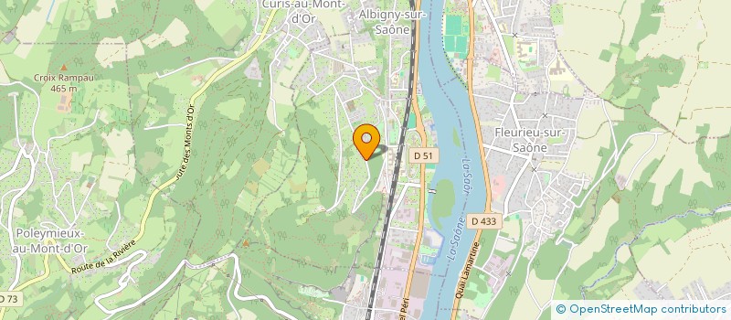 localisation de l'entreprise CONCEPT2  ALBIGNY-SUR-SAONE