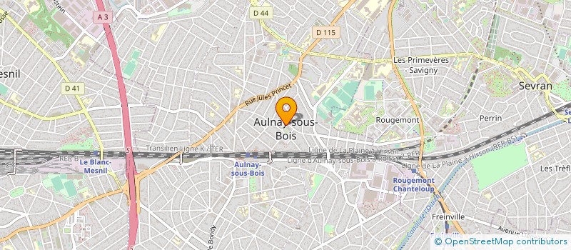 localisation de l'entreprise CONCEPTARIA à AULNAY-SOUS-BOIS