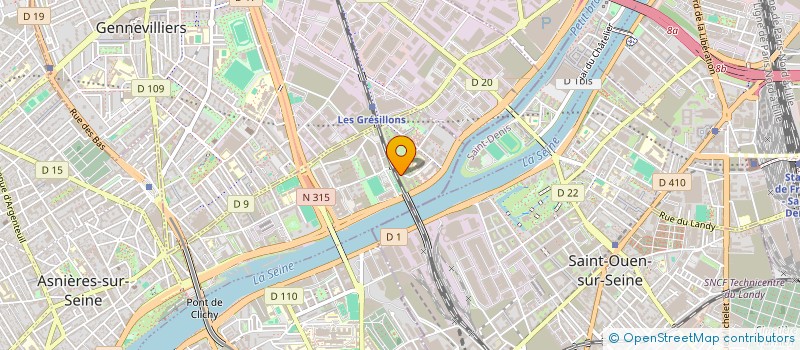 localisation de l'entreprise CONCEPTEL à ASNIERES-SUR-SEINE