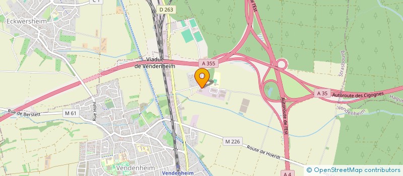 localisation de l'entreprise CONCEPTEURS BATISSEURS ASSEMBLEURS  VENDENHEIM