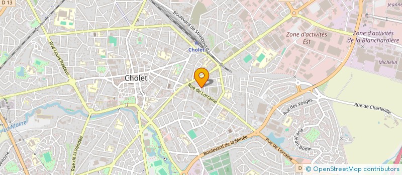 localisation de l'entreprise CONCEPTIA à CHOLET