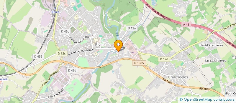 localisation de l'entreprise CONCEPTIMMO  RIVES