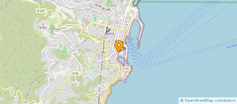 localisation de l'entreprise CONCEPTION à BASTIA