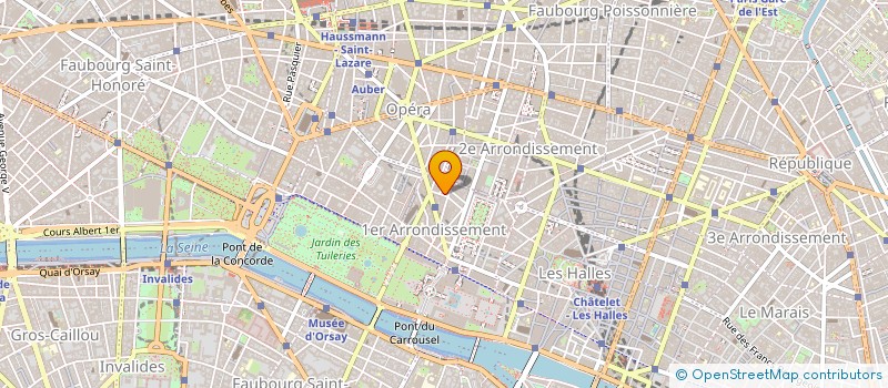 localisation de l'entreprise CONCEPTION AGENCEMENT AMEUBLEMENT à PARIS