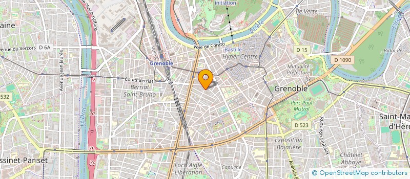 localisation de l'entreprise CONCEPTION AGENCEMENT CUISINES à GRENOBLE