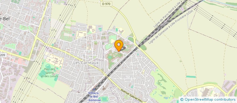 localisation de l'entreprise CONCEPTION AGENCEMENT MAITRISE à GONESSE