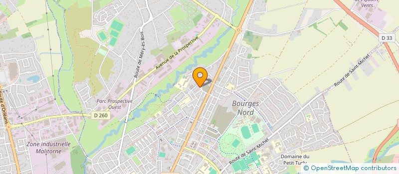 localisation de l'entreprise CONCEPTION AMENAG TRANSF RENOVAT HABITAT à BOURGES