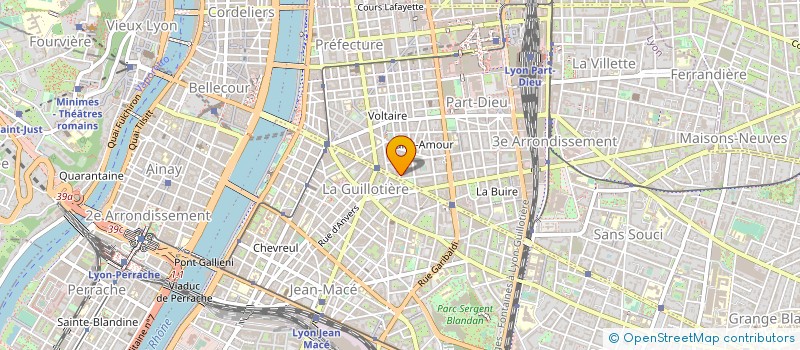 localisation de l'entreprise CONCEPTION AMENAGEM RENOVATION LYONNAIS  LYON