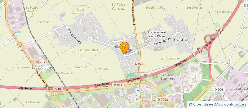 localisation de l'entreprise CONCEPTION AMENAGEMENT DE BUREAUX ET COMMERCES à VILLEBAROU