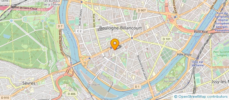 localisation de l'entreprise CONCEPTION ANALYSE ET REALISATION à BOULOGNE-BILLANCOURT