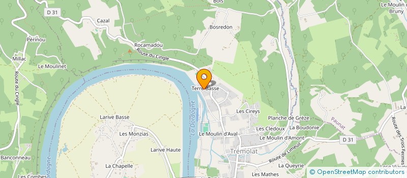 localisation de l'entreprise CONCEPTION ARCHITECTURE AGENCEMENT  TREMOLAT