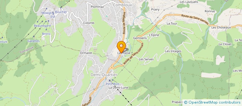 localisation de l'entreprise CONCEPTION BRONDEX à COMBLOUX