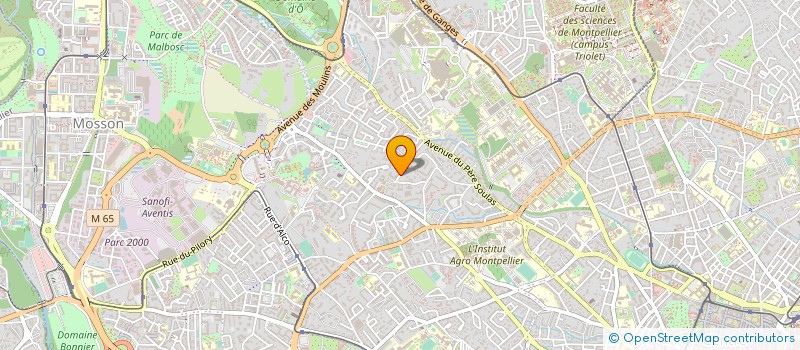 localisation de l'entreprise CONCEPTION CARTOGRAPHIE BUREAUTIQUE à MONTPELLIER