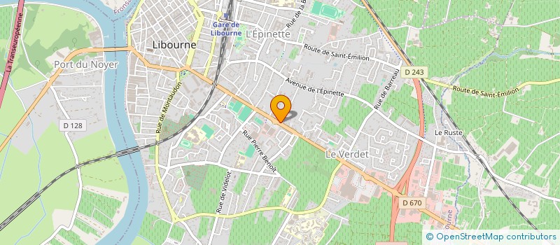 localisation de l'entreprise CONCEPTION CCR à LIBOURNE