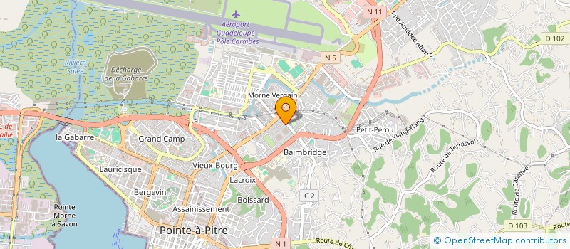 localisation de l'entreprise CONCEPTION CLIMATISATION & REFRIGERATION à LES ABYMES