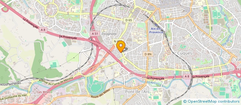 localisation de l'entreprise CONCEPTION CONSTRUCTION RENOVATION  AIX-EN-PROVENCE