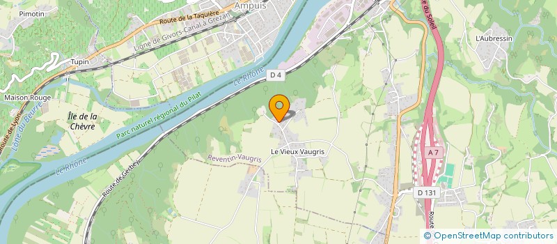 localisation de l'entreprise CONCEPTION D'OPERATIONS IMMOBILIERES  REVENTIN-VAUGRIS