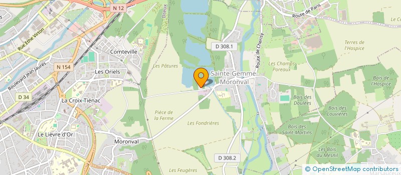 localisation de l'entreprise CONCEPTION DE LOGICIELS & INTEGRATION MAINTENANCE DE SYSTEMES INFORMATIQUES à SAINTE-GEMME-MORONVAL