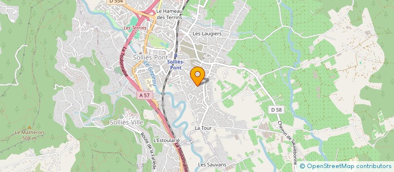localisation de l'entreprise CONCEPTION DE PORTAILS AUTOMATISES à SOLLIES-PONT