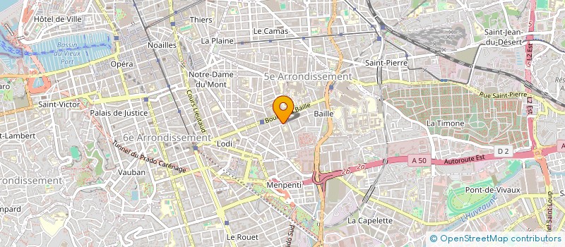 localisation de l'entreprise CONCEPTION DU SUD à MARSEILLE