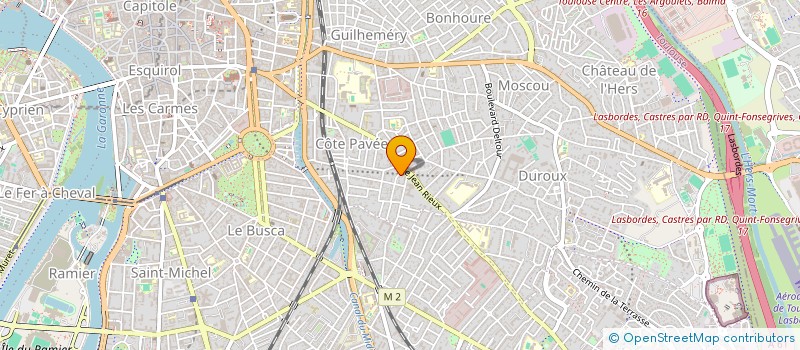localisation de l'entreprise CONCEPTION EDITION MIDI PYRENEES à TOULOUSE