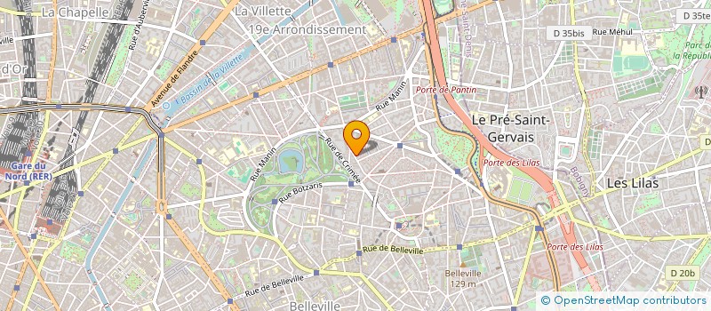 localisation de l'entreprise CONCEPTION ENTREPRISE MONTE CHARGE à PARIS