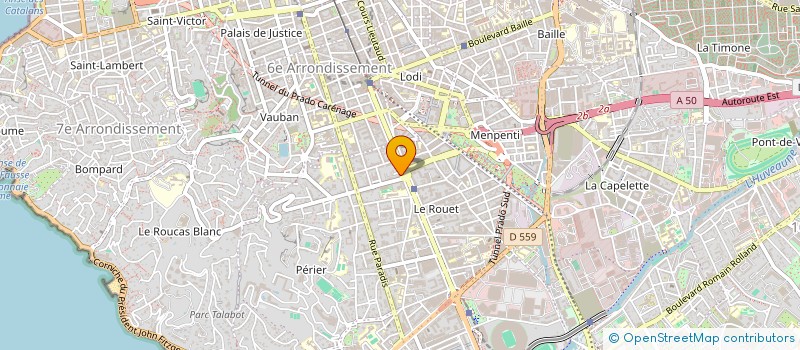 localisation de l'entreprise CONCEPTION ESPACE EQUIPEMENTS à MARSEILLE