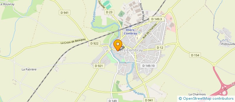 localisation de l'entreprise CONCEPTION ET CONSTRUCTION à ILLIERS-COMBRAY