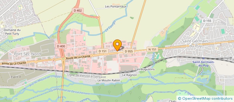 localisation de l'entreprise CONCEPTION ET DESIGN à SAINT-GERMAIN-DU-PUY