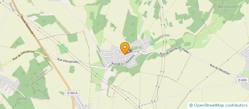 localisation de l'entreprise CONCEPTION ET DIFFUSION INFORMATIQUE à DIEUDONNE