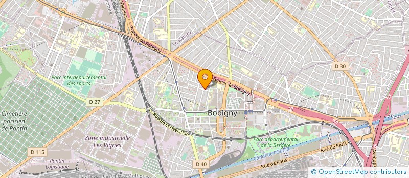 localisation de l'entreprise CONCEPTION ET DUPLICATION VIDEO à BOBIGNY